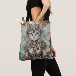 Bolsa Tote Rainha da Neve Gata da Brigada da Asa da Borboleta