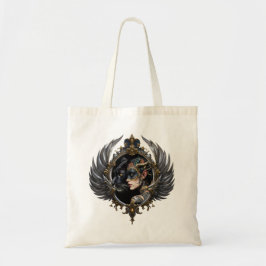 Bolsa Tote Rainha da Sombra – Emblema do Espírito da Pantera.