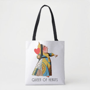 Bolsa Tote Rainha de Copas Clássica Alice no País das Maravil