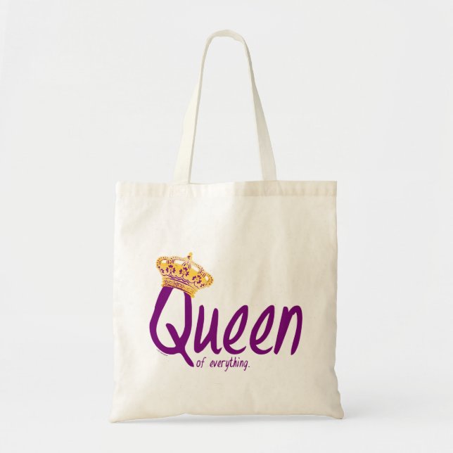 Bolsa Tote Rainha de tudo [saco] (Frente)