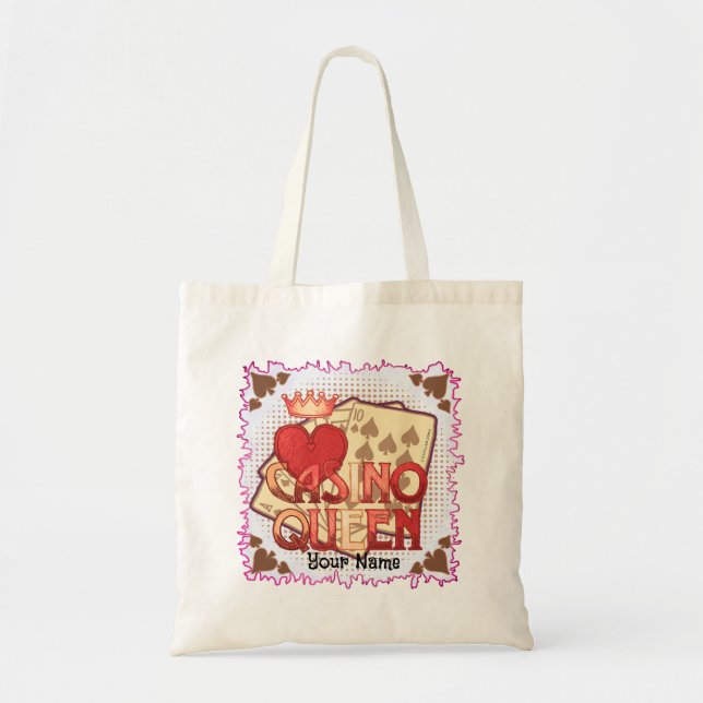 Bolsa Tote Rainha do Cassino Quente (Frente)