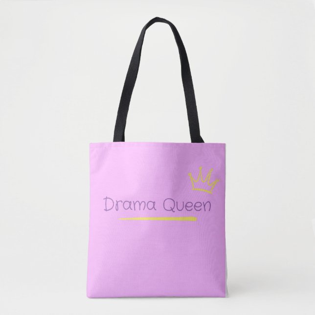 Bolsa Tote Rainha do Drama (Frente)