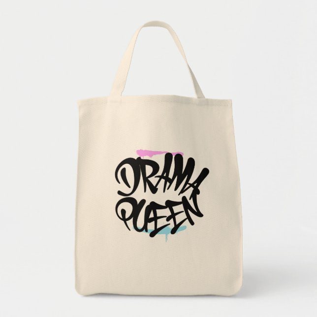 Bolsa Tote Rainha do drama (Frente)
