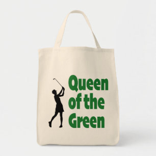 Bolsa Tote Rainha do golfe Verde