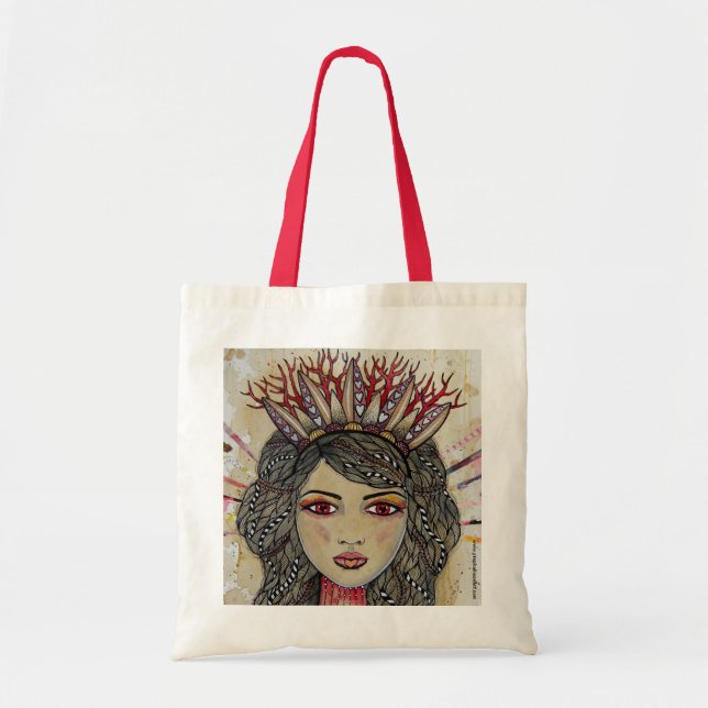Bolsa Tote Rainha dos corações (Frente)