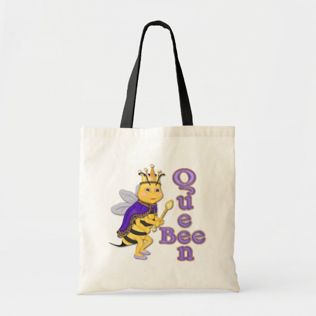 Bolsa Tote Rainha Engraçada Bee (Frente)