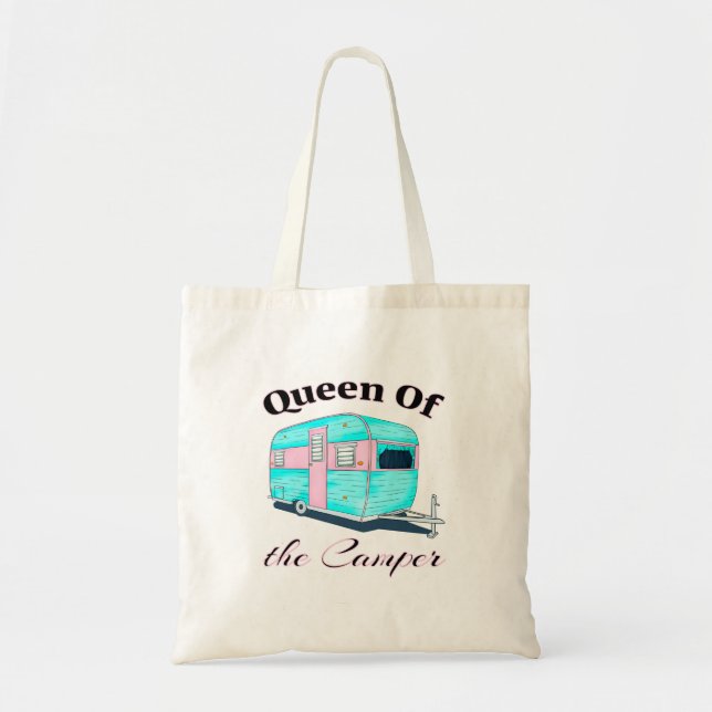 Bolsa Tote Rainha Engraçada Do Camper RV (Frente)