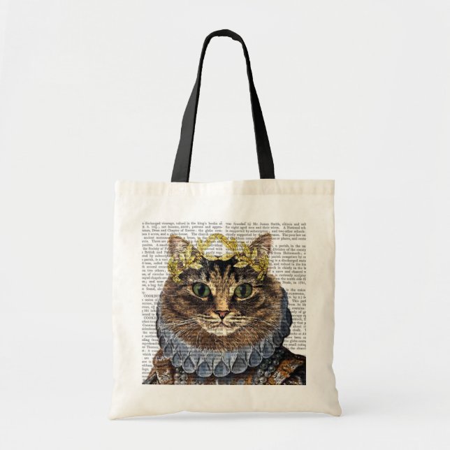 Bolsa Tote Rainha Gato (Frente)