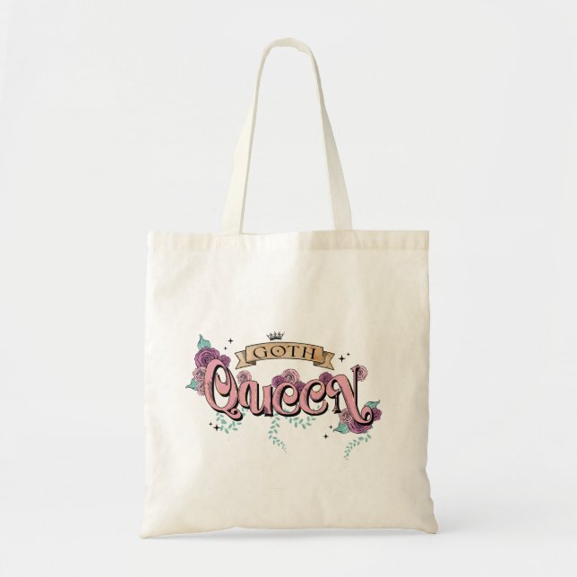 Bolsa Tote Rainha gótico (Frente)