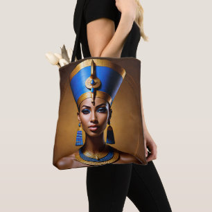 Bolsa Tote "Rainha Nefertiti" Linda Rainha Africana