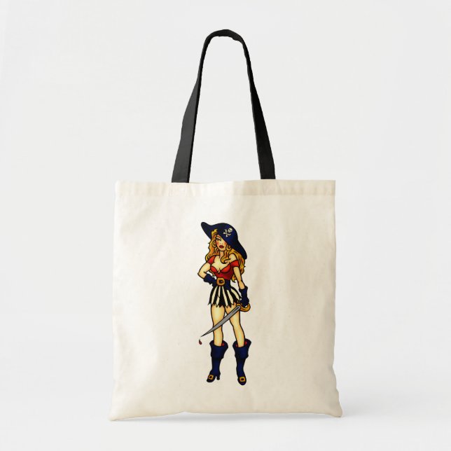 Bolsa Tote Rainha Pirata (Frente)