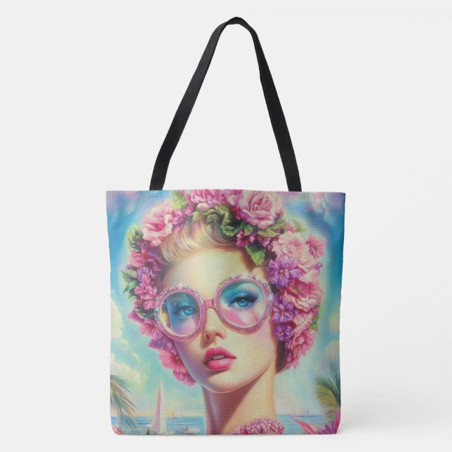 Bolsa Tote Rainha Tropical Glamor (Frente)