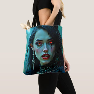 Bolsa Tote Rainha Vampira: Arte de Sedução Obscura