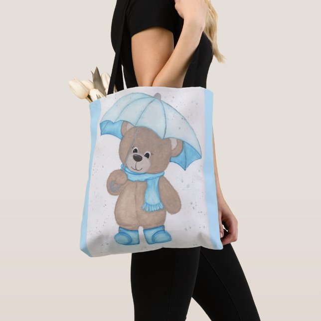 Bolsa Tote Rainy Daze Teddy Bear (Close Up)