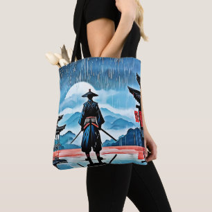 Bolsa Tote Rainy Samurai: Vigília Silenciosa