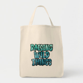 Bolsa Tote Raising Wilds, Typografia do Grafite Negrito