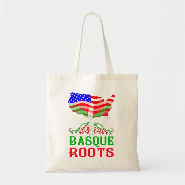 Bolsa Tote Raizes americanas Basque (Frente)