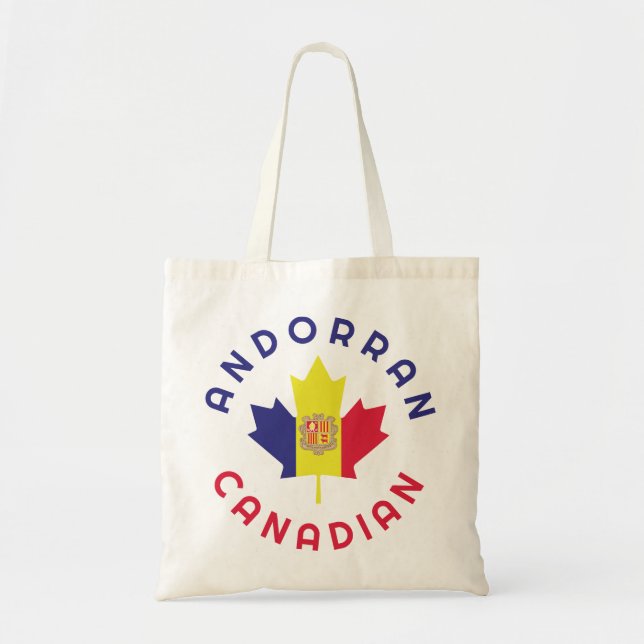 Bolsa Tote Raízes Andorranas Canadenses (Frente)