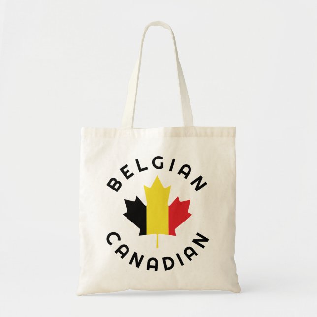 Bolsa Tote Raízes belgas canadianas (Frente)