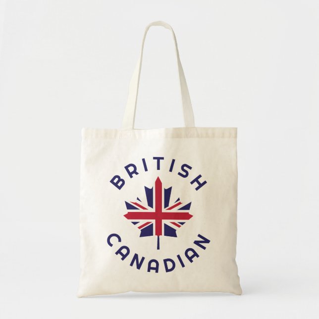 Bolsa Tote Raízes Britânicas Canadenses (Frente)