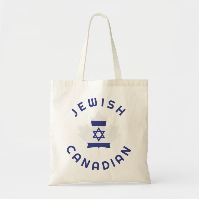 Bolsa Tote Raízes Israelitas Canadenses (Frente)
