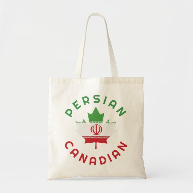 Bolsa Tote Raízes Persas Canadenses (Frente)