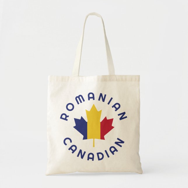 Bolsa Tote Raízes romenas canadenses (Frente)