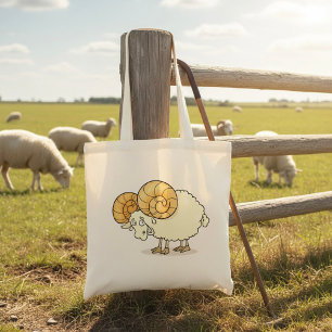 Bolsa Tote Ram Sheep Tote Bag