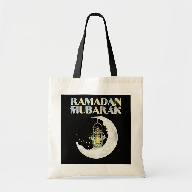 Bolsa Tote Ramadan Mubarak (Frente)