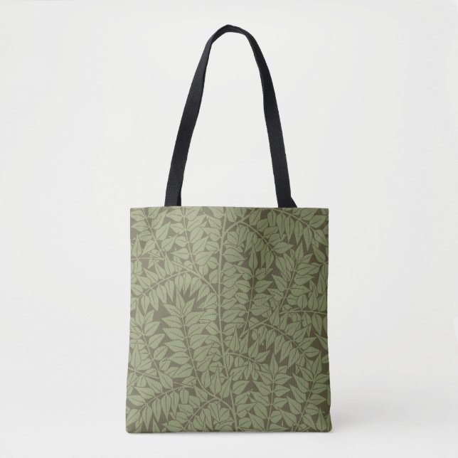 Bolsa Tote Ramo Art Nouveau Clássico William Morris Design (Frente)