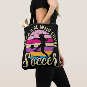 Bolsa Tote Rapariga ama futebol Colorida Sunset