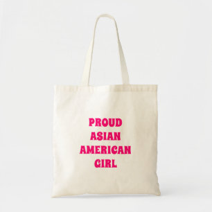 Bolsa Tote Rapariga Americana Orgulhosa, azul-marinho rosa-qu