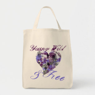 Bolsa Tote Rapariga Artista Selvagem e Livre