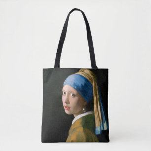 Bolsa Tote Rapariga com brinco de pérola, Johannes Vermeer,