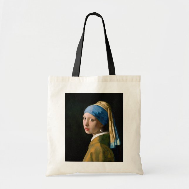 Bolsa Tote Rapariga com brinco de pérola, Johannes Vermeer, 1 (Frente)