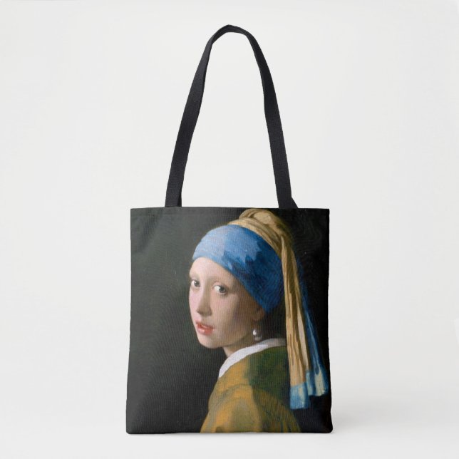 Bolsa Tote Rapariga com brinco de pérola, Johannes Vermeer, 1 (Frente)