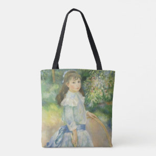 Bolsa Tote Rapariga com Hoop de Pierre Renoir, Vintage Fine A