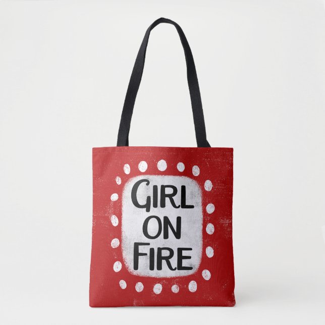 Bolsa Tote Rapariga com Saco de Fogo (Frente)