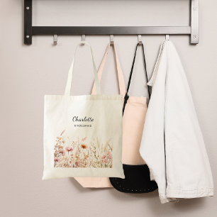 Bolsa Tote Rapariga-de-rosa-rosa-rosa