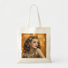 Bolsa Tote Rapariga de Vidro Retro (Ingrid)
