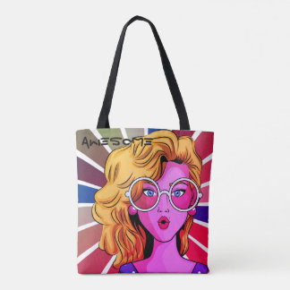 Bolsa Tote Rapariga em Retrospectiva Personalizada