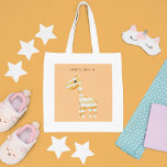 Bolsa Tote Rapariga Laranja De Bela Moderna Com Nome<br><div class="desc">Rapariga Laranja De Bela Moderna Com Nome</div>