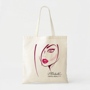 Bolsa Tote Rapariga Rosto Beautician Artista de maquiagem