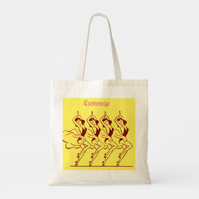Bolsa Tote Raparigas dançantes Thunder_Cove (Verso)