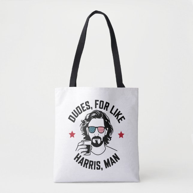 Bolsa Tote Rapazes Para Harris Homem Brancos Para Harris  (Frente)