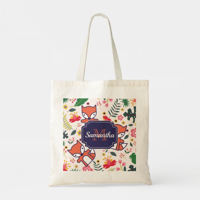 Bolsa Tote Raposa-branca (Verso)