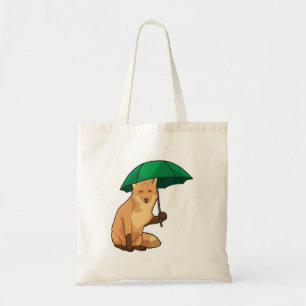 Bolsa Tote Raposa com guarda-chuva
