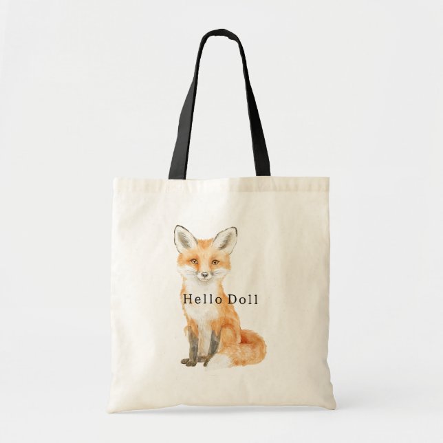Bolsa Tote Raposa Doce (Frente)