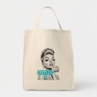 Bolsa Tote raposa dos anos 1950