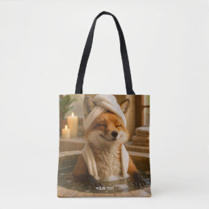 Bolsa Tote Raposa Fofa de Fantasia no Spa